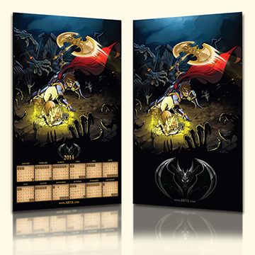 2014 Artix Entertainment Poster Calendar